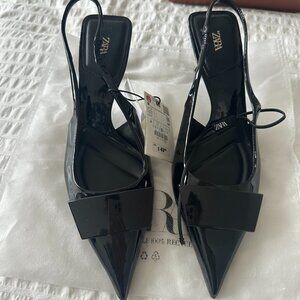 Zara Slingback Pointed Toe Pumps